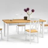 Esstisch mit Schubladen Landhaus