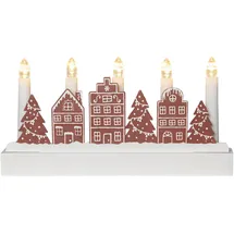 Star Trading Schwibbogen Yuletide 28 x 14,5 x 5 cm