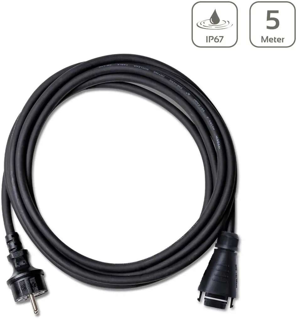 5m Kabel Hoymiles HMS Field Connector BC05 Stecker auf Schuko - MwSt: 0% NUR für...