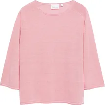Comma, Feinstrickpullover aus Leinenmix Rosa 38