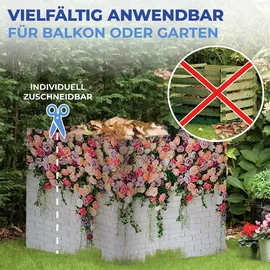 Maximex Balkonsichtschutz 85 x 500 cm bunt/rosa