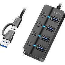 Logilink UA0419 USB 3.2 Gen1 Hub 4 Port