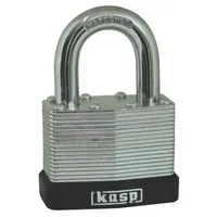Kasp K13060A1 Vorhängeschloss 60 mm gleichschließend Silber Schlüsselschloss