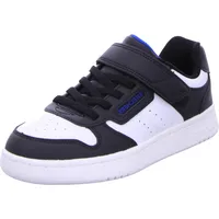 SKECHERS Jungen Quick Street Sneaker, schwarz/weiß