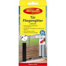 AEROXON Tür Fliegengitter anthrazit 2 x 75 x 215 cm 1 Stk