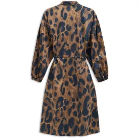 Bugatti Blusenkleid Leo-Muster Braun 38