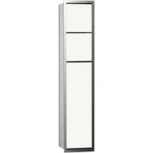 EMCO Asis 150 WC-Modul 80,9 x 16,8 cm Silber/Weiß Glas