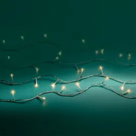 Lumineo LED-Lichterkette 240 LED 18 m transparent warmweiß