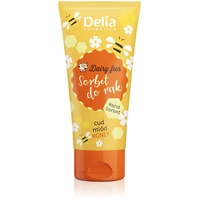 Delia Cosmetics Dairy Fun - Sorbet für die Hände - Honig - Spendet Feuchtigkeit, Pflegt, Strafft, Regeneriert - Intensiver Duft - Duftende und Glatte Haut - Natürliche Extrakte - 50g
