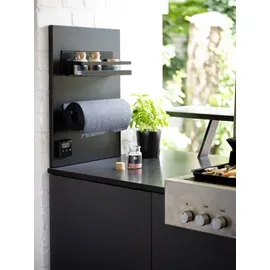 Wenko magnetischer Küchenrollenhalter Ima für gängige Küchenrollen Schwarz