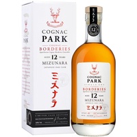 Cognac Park Borderies 12 Jahre Mizunara Cask Finish | 12 Jahre Reifung |Finish in japanischer Mizunara Eiche | Fruchtig rauchiger Geschmack | 1 x 700ml