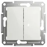 Schneider Electric Doppel-Wechselschalter Asfora Weiß (RAL 9003) EPH0670121D