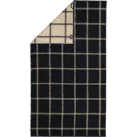 CAWÖ Handtücher Luxury Home Two-Tone Grafik 604 schwarz -