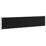 vidaXL Ausziehbare Seitenmarkise 140 x 600 cm schwarz 313369