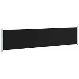 vidaXL Ausziehbare Seitenmarkise 140 x 600 cm schwarz 313369