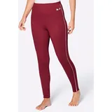Feel Good WITT WEIDEN Leggings in kirsche-weiß | Gr.: 40/42,
