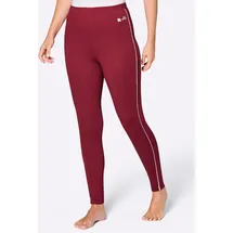 Feel Good WITT WEIDEN Leggings in kirsche-weiß | Gr.: 40/42,