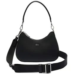 LACOSTE Damen Handtasche - Daily City Shoulder Bag, Handtasche, 15x23x6cm (HxBxT) Schwarz