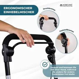 Mobiclinic Einkaufswagen mit Sitz Bronze 21 L
