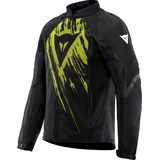 Dainese Herosphere Diamond, Textiljacke - Schwarz/Neon-Gelb/Grau - 52