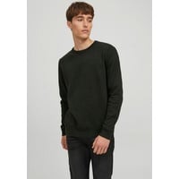 JACK & JONES Jjebasic KNIT CREW NECK«, Gr. XXL (58/60), olivgrün, 56855809-XXL