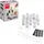 Metaltex Gewürzstreuer-Set 12 cm Transparent unbefüllt