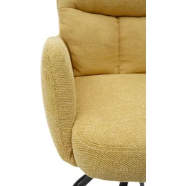 Stolkom Barhocker Sofia 54 x 60 x 103,5 cm Gelb/Schwarz