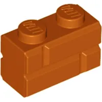 25 Stück LEGO, Teile Nr. 98283 in Dunkelorange (Dark Orange)