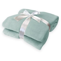 Wohndecke Coral Fleece Decke, Delindo Lifestyle, mit Soft-Cashmere-Touch grün