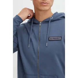 11 Project Kapuzenstrickjacke Herren Blau XL