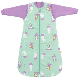 Babyschlafsack SCHLUMMERSACK "Schlafsack ohne Füßen 2.5 Tog", Baby, Gr. L: 90cm, grün (ballerina), Obermaterial: 100% Baumwolle CO., Schlafsäcke