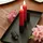 MARELIDA Stabkerzenhalter magnetisch Kerzenständer 29x12cm Kerzentablett Advent