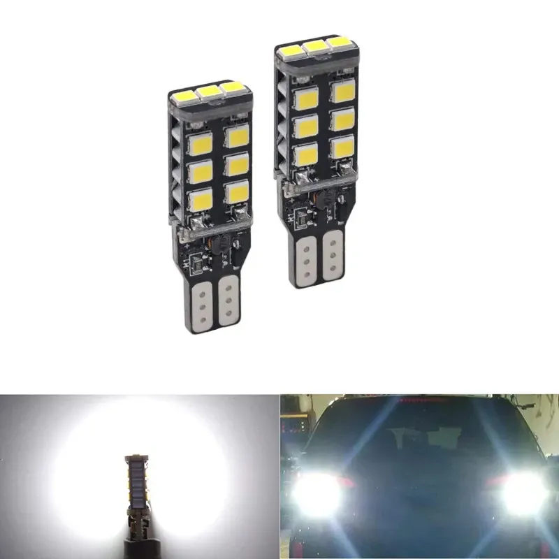 Set LED T10-Lampen für Rücklicht – 6000 K weißes Licht, 600 lm (2 Stück)