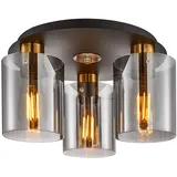 Italux SPL-5581-3SC-BRO-SG Deckenleuchte Sardo | 3x40W E14