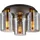 Italux SPL-5581-3SC-BRO-SG Deckenleuchte Sardo | 3x40W E14