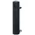 Proregal Robuster Wandascher 145 cm Rohrlänge zum Einbetonieren 1,4 Liter, HxBxT 51 x 10 x 17 cm Stahl Grau