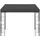 vidaXL Wand-Pavillon 3x3 m Anthrazit Stoff
