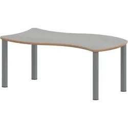 Tisch ZALOTTI mit Linoleum-Belag