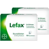 Bayer Lefax Kautabletten Doppelpack 2X100 St