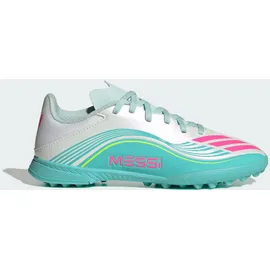 adidas F50 Messi League TF Kinder Cloud White/Lucid Pink/Flash Aqua 37 1/3
