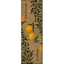 Wash+Dry Le Citron 60 x 180 cm Beige/Gelb