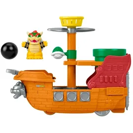 Fisher-Price My Mario Bowser-Luftschiff-Spielset mit Figur
