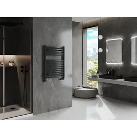 Mexen Helios Badheizkörper 800 x 600 mm, 448 W, Anthrazit - W103-0800-600-00-66 - Grau