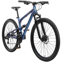 Bikestar Mountainbike, 21 Gang, Shimano, RD-TY300 Schaltwerk, Kettenschaltung, für Damen und Herren, Kettenschaltung, 45513702-45 blau Full Suspension