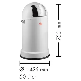 Wesco Pushboy 50 l Schwarz