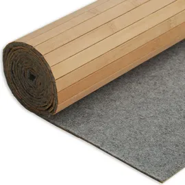 Homestyle4u Paravent Raumteiler in Braun 250x200 cm 302