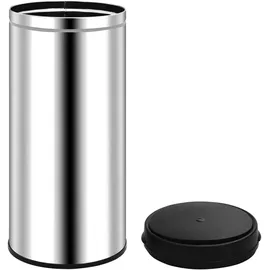 deluke Sensor Mülleimer 80 l Silber
