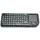 BerryBase Mini Funk Tastatur mit Touchpad & Beleuchtung - schwarz, US Layout