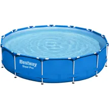 BESTWAY Steel Pro Frame Pool Set 396 x 84 cm inkl. Filterpumpe