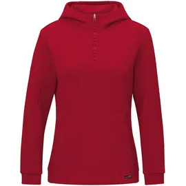 Jako Damen Zip Hoodie Pro Casual, Chilirot, 38